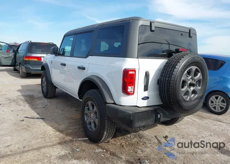 2025 Ford Bronco Big Bend z USA, uszkodzony, nr VIN 1FMDE7BH6SLB56104